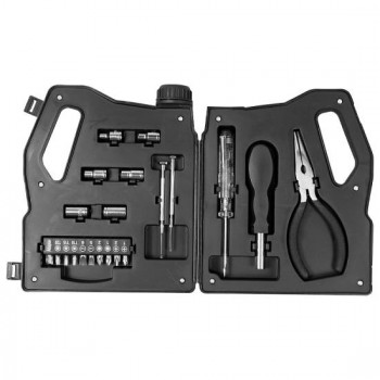 Набор инструментов Tools Канистра, 21 инструмент,  черный, в пластиковом футляре