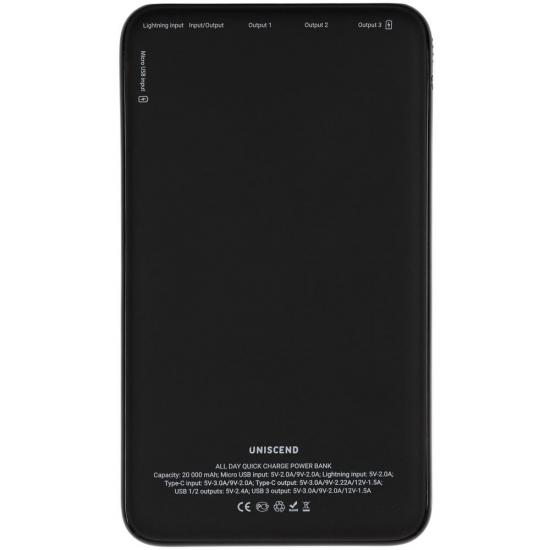 Аккумулятор All Day Compact PD 20000 мAч, черный