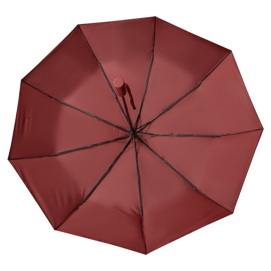 Зонт складной автоматический Forest Dolphin Bicolour диаметр 117 см, серо-бордовый