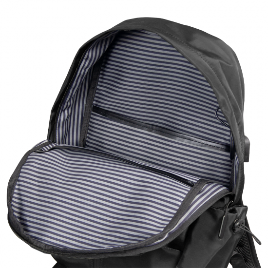 Городской рюкзак Cloud с отделением для ноутбука, водоотталкивающий, нейлоновый, черный Городской рюкзак Cloud с отделением для ноутбука, водоотталкивающий, нейлоновый, черный