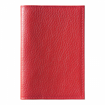 Обложка для автодокументов Leather Sky Flotter Sun из натуральной кожи, красная 4060С