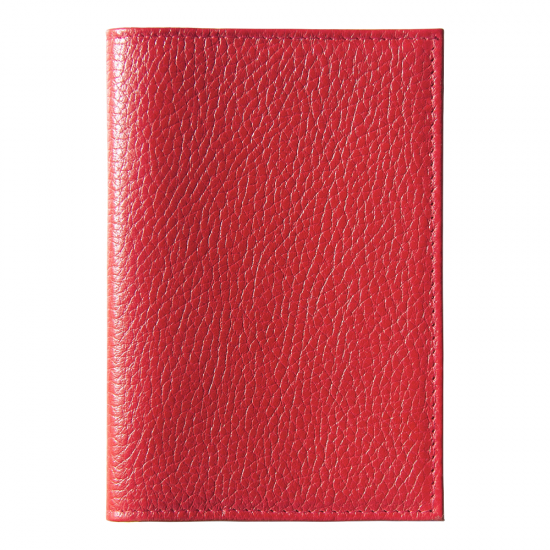 Обложка для автодокументов Leather Sky Flotter Sun из натуральной кожи, красная 4060С