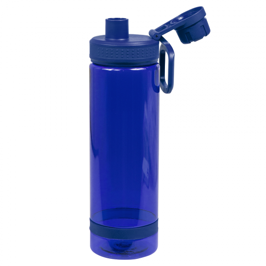 Бутылка для воды Oslo, 700 мл, пластиковая, с силиконовым кольцом, синяя Бутылка для воды Oslo, 700 мл, пластиковая, с силиконовым кольцом, синяя