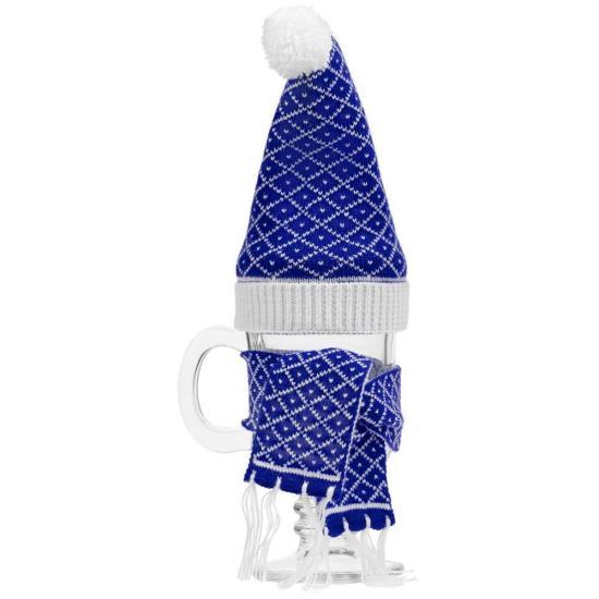 Вязаная шапочка Dress Cup, синяя Вязаная шапочка Dress Cup, синяя