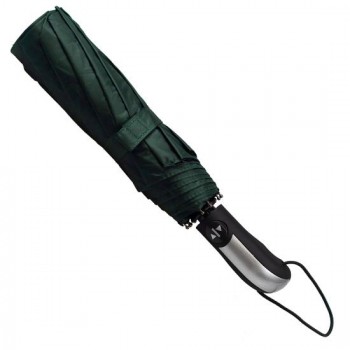 Зонт складной автоматический  Forest BERGEN, диаметр 116 см, 10 панелей, с UV защитой в подарочной коробке, зеленый