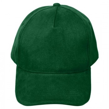 Кепка 5- панельная Oxford 300, c темно-зеленым сендвичем, темно-зеленая