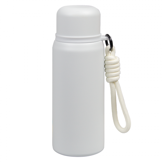 Термос вакуумный стальной La Vie с ремувкой  двухстеночный 500 мл матовый в подарочной упаковке, белый