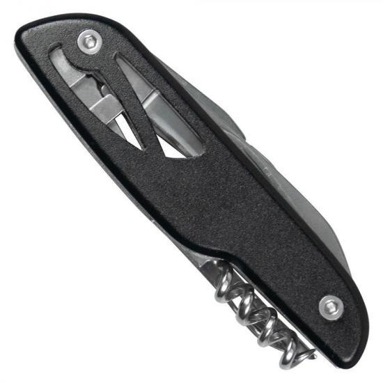 Набор подарочный Solution Superior Trio (Фонарь телескопический Tools Flashlight, рулетка Tools Master, 3 метра, нож складной многофункциональный Tools Driver, 7 в 1) черный