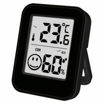 Термометр-гигрометр Phoenix настольный/настенный,с ж/к дисплеем, черный