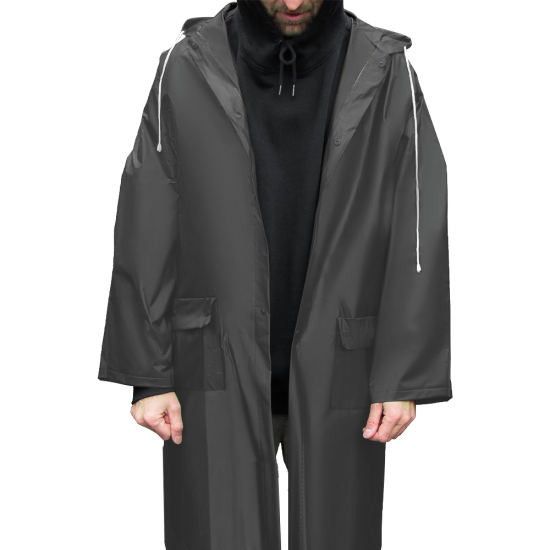 Дождевик Belfast Bi-color, материал PVC, размер M-L, черно-черный