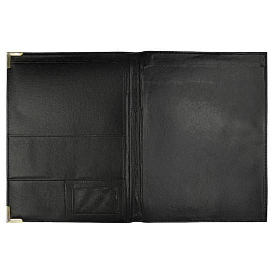 Папка-органайзер для бумаг А4, черная с золотом Папка-органайзер для бумаг А4, черная с золотом