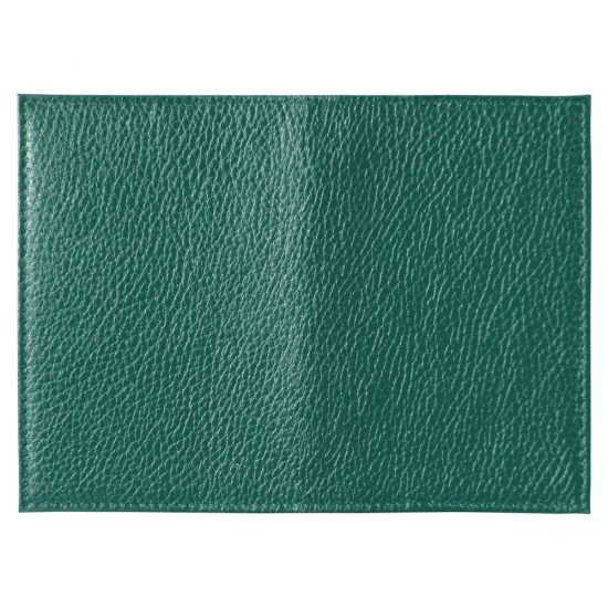 Обложка для автодокументов Leather Sky Flotter Sun из натуральной кожи, зеленая