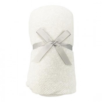 Плед акриловый Super Soft Nature размер 120*160 см, ,белый, плотность 450гр/м2