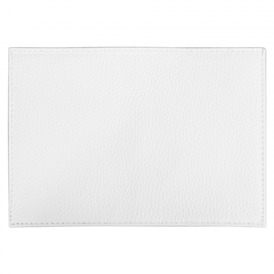 Обложка для автодокументов Leather Sky Flotter Sun из натуральной кожи, белая